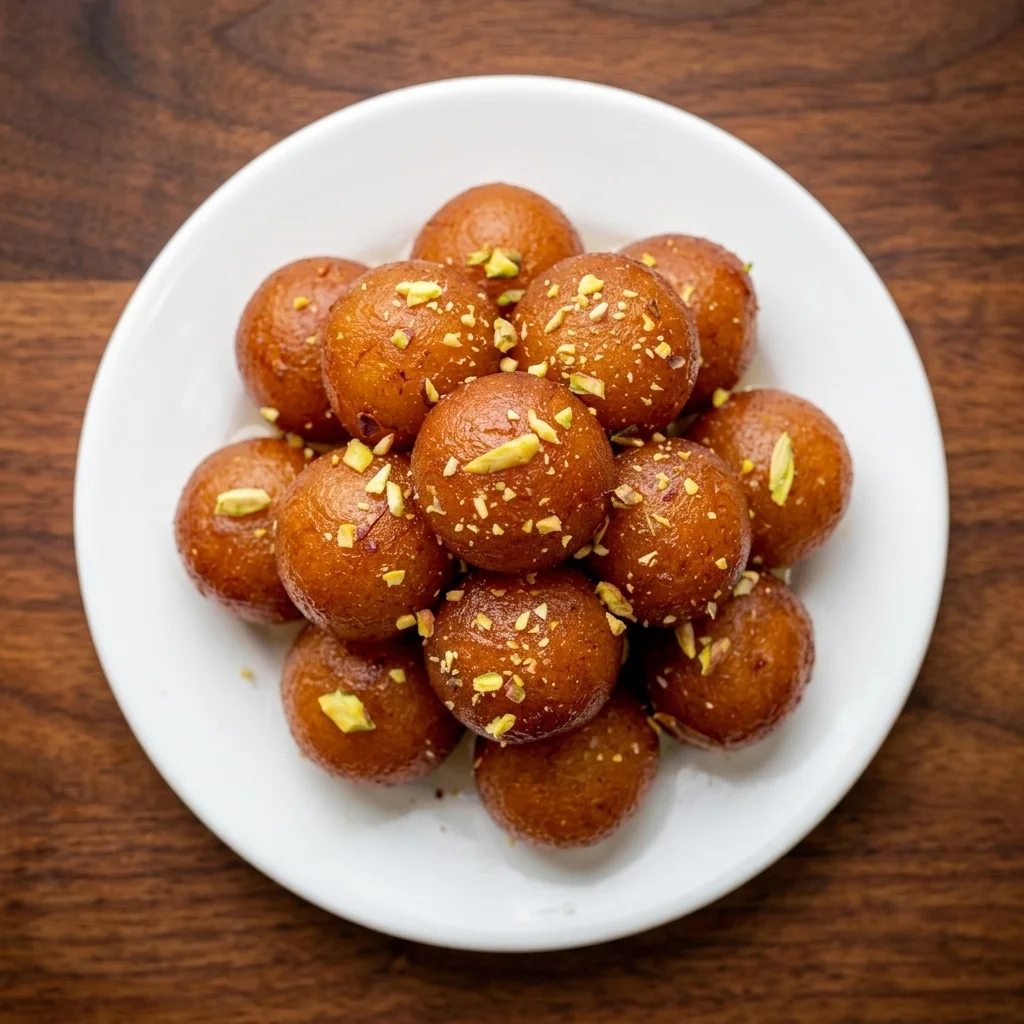 Gulab Jamun at Flames & Grills By Tuli's in Calgary, AB