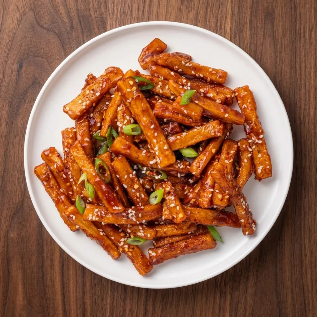 Honey Chilli Fries at Flames & Grills By Tuli's in Calgary, AB
