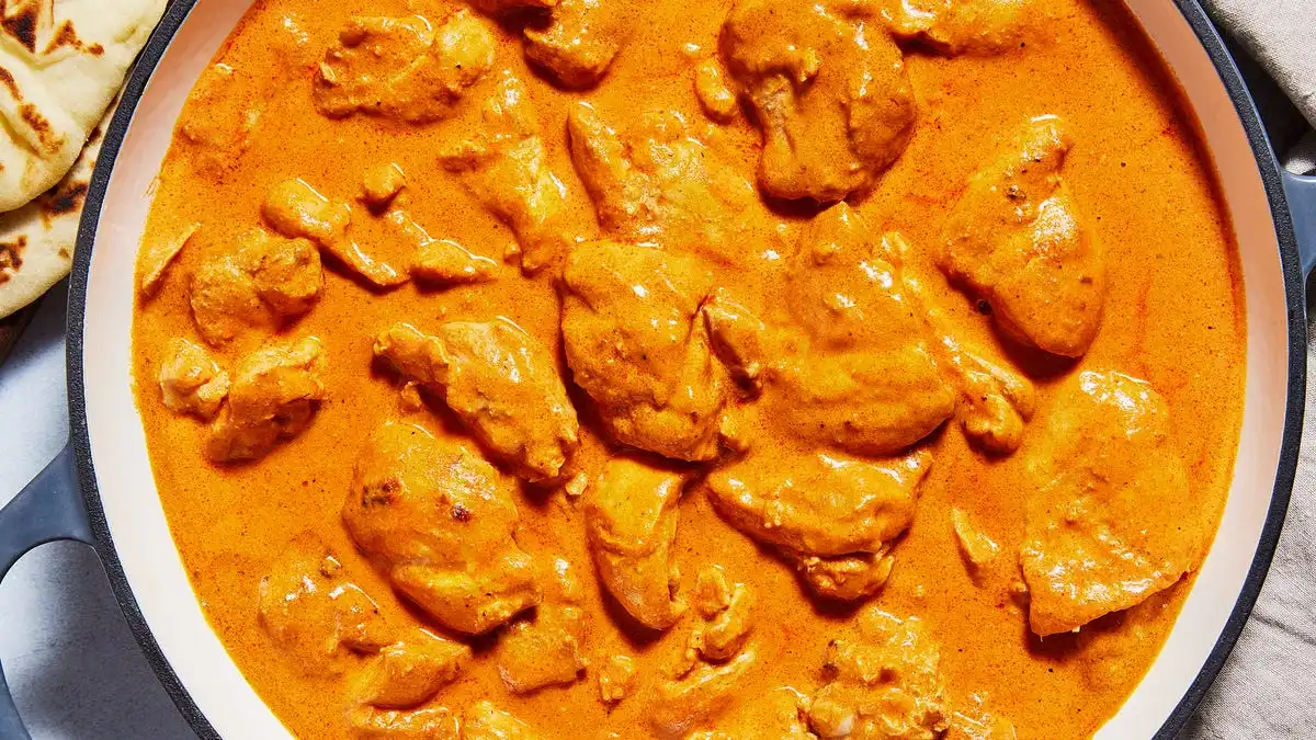 Butter chicken curry at Flames & Grills By Tuli's, Indian restaurant in Calgary NW
