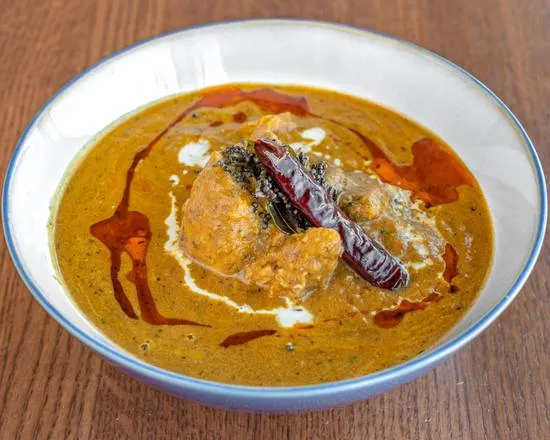 Chicken chettinad curry at Flames & Grills By Tuli's in Calgary, AB